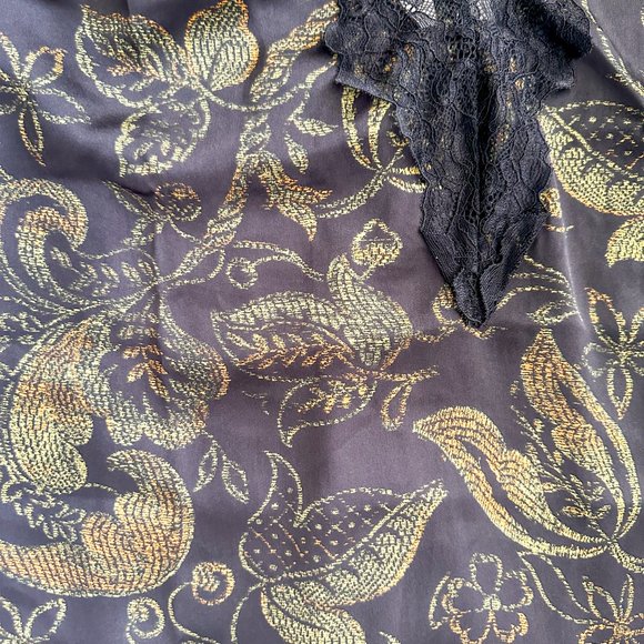 FREE PEOPLE Y2K Boho Butterfly Strappy Lace Detail Camisole Slip Vest Top NWT L - Picture 2 of 8